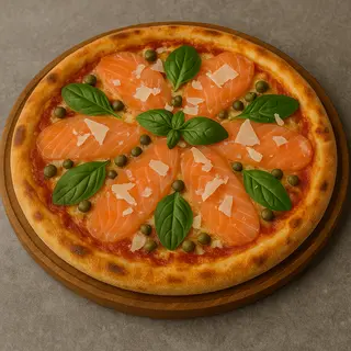 Pizza salmon 