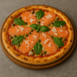 Pizza salmon 