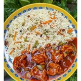 Chicken Chilli Fried Rice (Semi gravy)