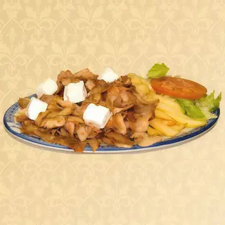 Plato Kebab Con Queso