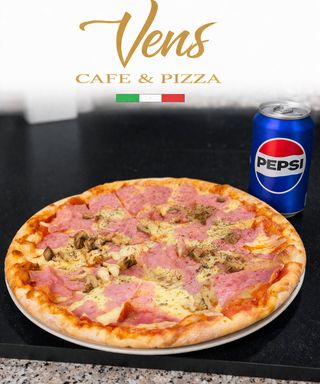 Pizza Capricioza + Pepsi