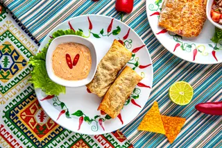 Roll Mexican cu creveți