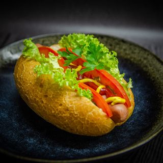 Хот-дог з мисливською підкопченою ковбаскою(150г)