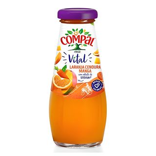 Compal manga, laranja e cenoura