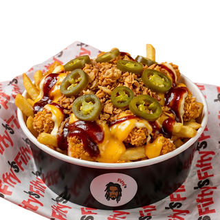 Loaded crispy jalapeno fries