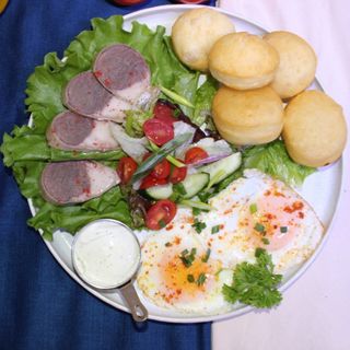 Казахский завтрак 