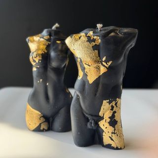 Свічка "Тіло Адам та Єви" чорна