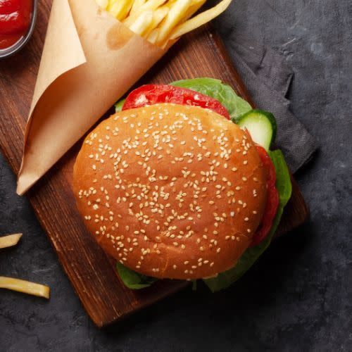 Menú Hamburguesa De Pollo