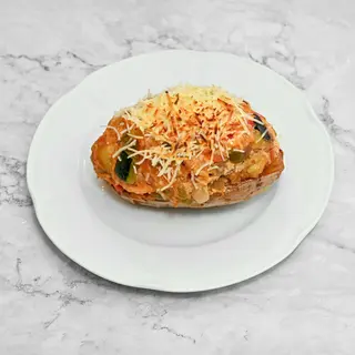 Patata Relleno de Pollo y Verduras