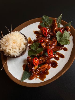 Курка в кисло-солодкому соусі