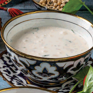 Холодный суп с бабами