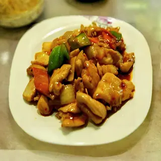 61. Pollo con salsa picante