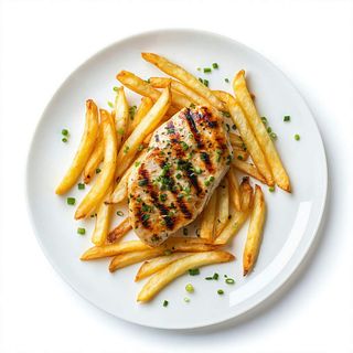 1 Pechuga A La Plancha y Patatas