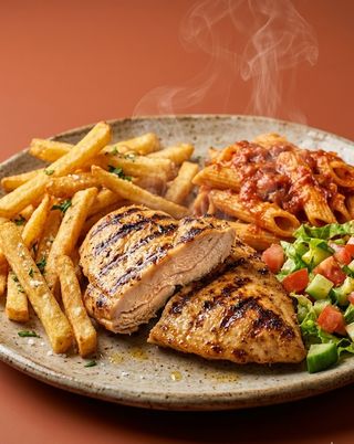 Menu Plat Escalope Grillé