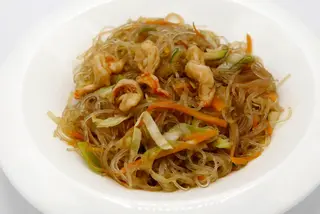 27a.Spaghetti soia gamberi