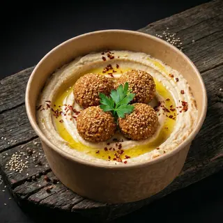 Humus falafel