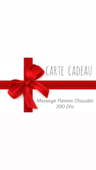 Carte Cadeau - Massage Pierres Chaudes