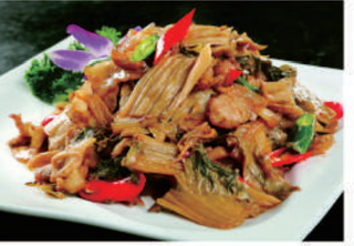 57 Pancetta di maiale saltato con crauti