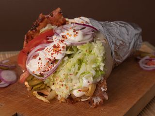 Shaorma de pui  la lipie mare 600 gr