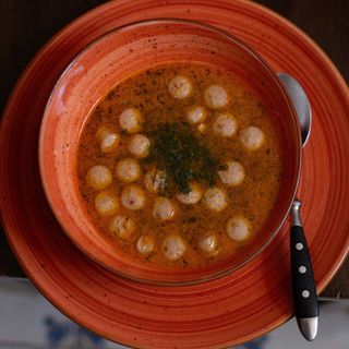 Суп ковбасний по-німецькі