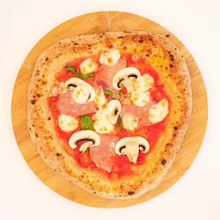 Pizza No. 3 Cotto e funghi