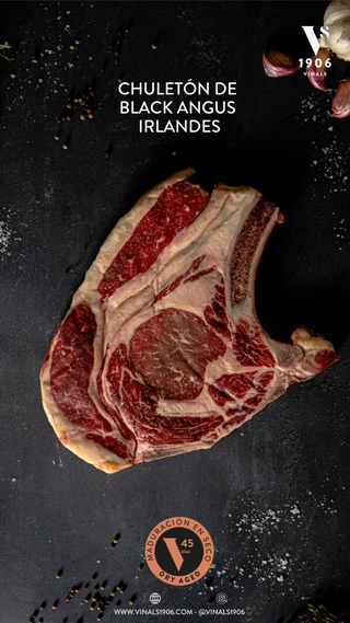 CHULETON Black Angus  Madurado  (1 Kg aprox)