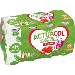 Actuacol 0% Fresa Carrefour 8x100 Gr.