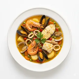 Cazuela De Pescado Y Marisco (Para 2 Personas)