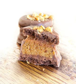 Mini Alfajor Avellana Chocolate Sin Leche