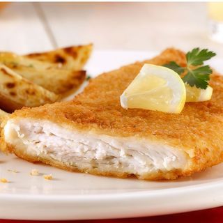 101. Pollo frito con patatas fritas