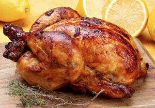 Pollo entero asado