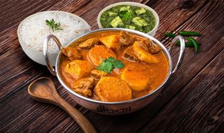 Bowl Lamb Vindaloo con arroz