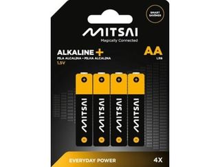 Pilhas Não Recarregáveis MITSAI LR6 (AA - 4 Unidades)
