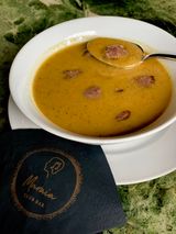 Червена леща с чоризо 350гр.