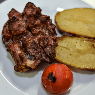 Carrilleras a la brasa