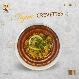 Tajine crevettes 
