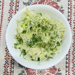 Салат капуста з огірком 150 грам