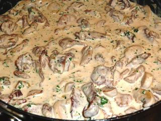 Émincé De Boeuf a La Crème