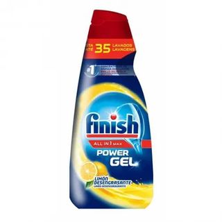 Gel Para Lavavajillas Limón Desengrasante Finish 35 Lavados.