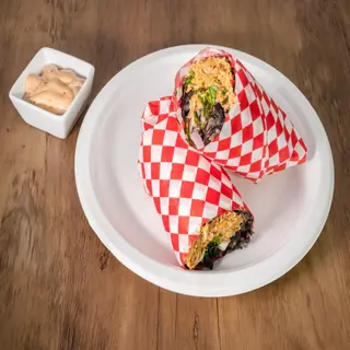 (AS)BURRITO PULED PORK
