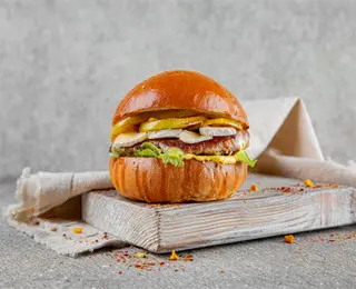 Apple Brie Burger