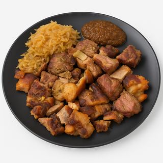 Porc Braisé Africain + Attiéké