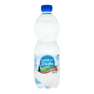 krystaliczne źródło woda gazowana 0.5l