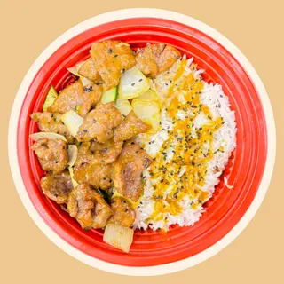 Donburi con manzo al curry