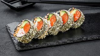 Рол Темпура з лососем