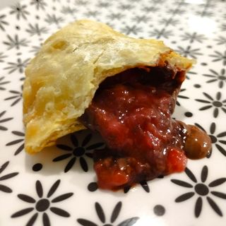 Mini Pastel de Morango com Chocolate