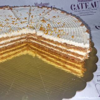 Felie Tort Cheesecake cu Morcov (Cr. de brânză 76%, unt, morcovi 22,3%, ..)