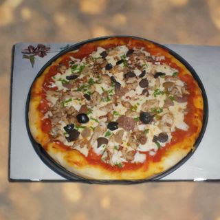 Pizza 4 Fromages Et Escalope