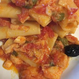 Paccheri alla Norma di mare