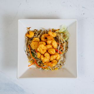 Salata od sojinih klica sa škampima